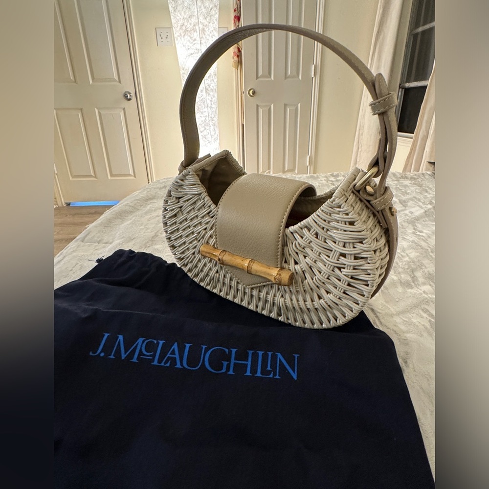J. McLaughlin Whittaker Wicker Handbag